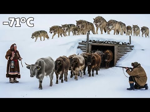 Surviving at –71°C | 89-Year-Old Widow and Grandson Save Buffalo Herd from Wolf Pack