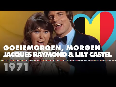 GOEIEMORGEN, MORGEN - JACQUES RAYMOND & LILY CASTEL (Belgium 1971 – Eurovision Song Contest HD)