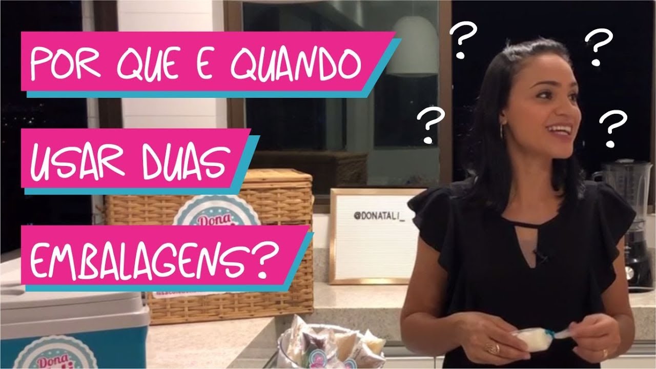 Por que e quando utilizar duas embalagens no sacolé gourmet?