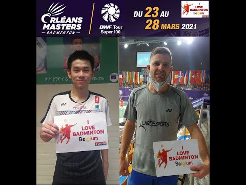 Kunlavut Vitidsarn (Thailand) vs Brice Leverdez (France) Orléans masters 2021