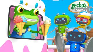 Gecko's Ice Cream Band! 🍦🎸| Gecko's Garage 🚚 | Cartoons For Kids | Toddler Fun Learning