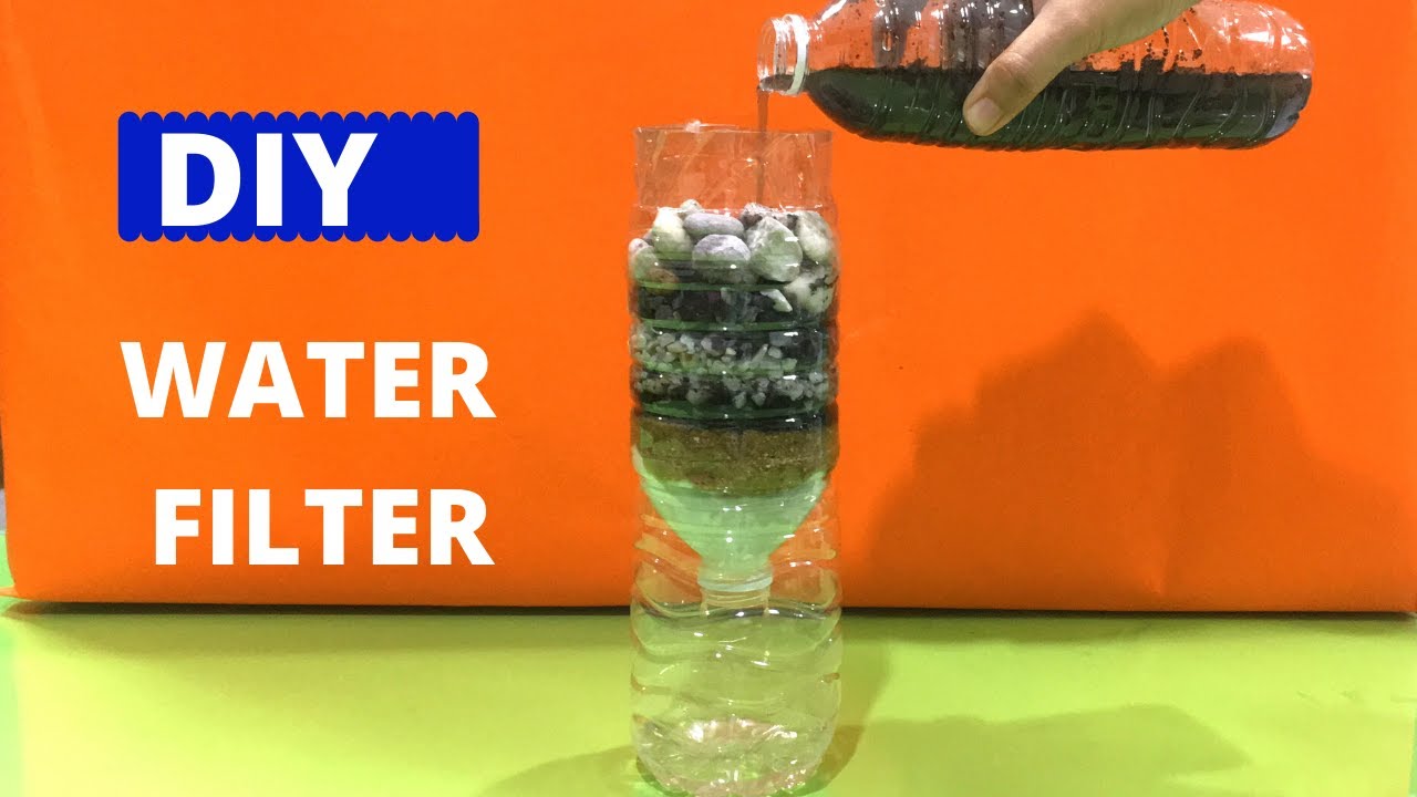 DIY WATER FILTER | WATER FILTER EXPERIMENT | HOW TO FILTER DIRTY WATER | Science Project