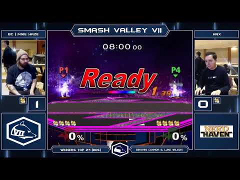 Smash Valley VII Melee Singles - BC | Mike Haze (Fox) vs Hax (Blue Fox) - Winners Top 24