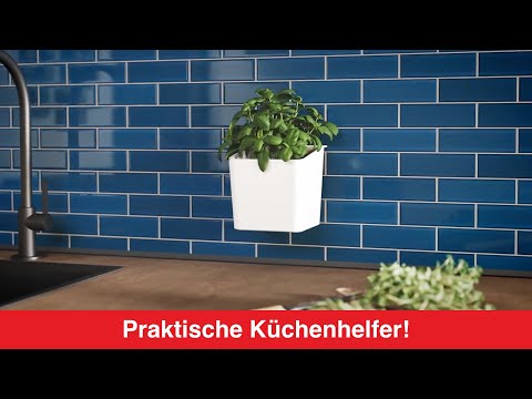 Artikelvideo 1 für tesa Kräutertopf-Set weiß, Artikelnummer 554893