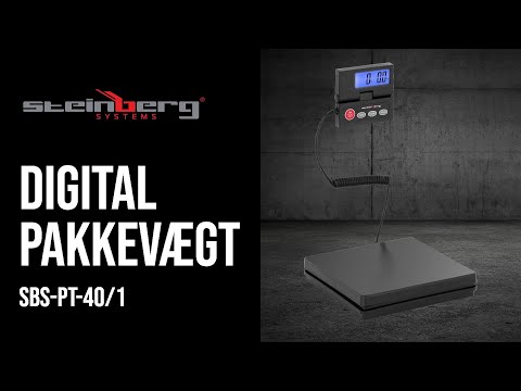 Produktvideo - Digital pakkevægt - 40 kg / 1 g - Basic - eksternt LCD
