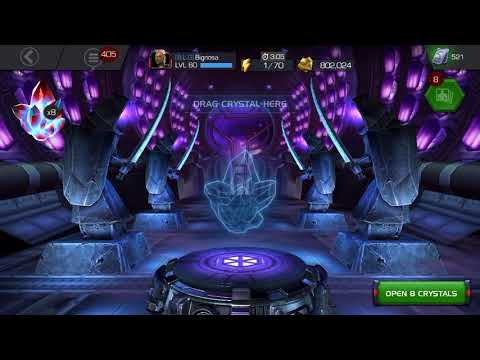 48 x Map 5 Crystal and 6 x Map 6 Crystal Opening - MARVEL Contest of Champions