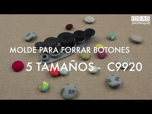 Vídeo relacionado con 100uds Cubiertas de Botones, Kit de Botones de Cubierta con Herramienta Botones de Tela de Bricolaje de 5 Tamaños Kit de Botones Cubiertos de Tela para Amantes de Manualidades