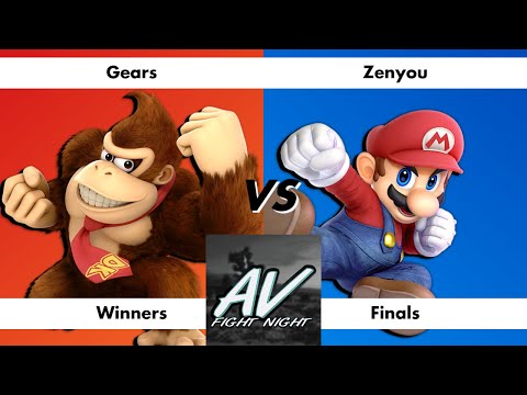 AV Fight Night #29 - Winners Final: Gears (Donkey Kong) vs Zenyou (Mario)