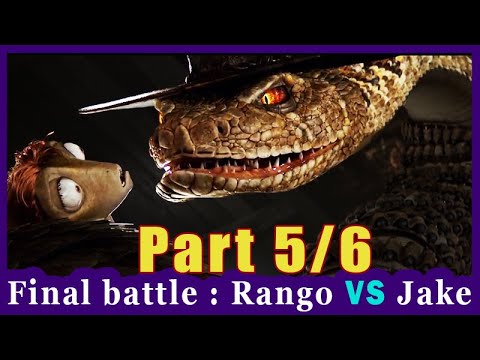 Rango Part 5/6 [ Full MOVIE ] : Rango's back to fight Rattlesnake Jake - Final battle