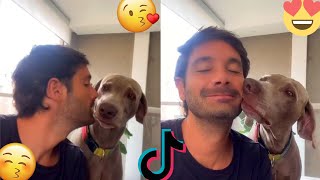 KISS YOUR DOG ON THE HEAD PART 4 😘 TIKTOK TRENDS ❤️CUTE AND SWEET DOGS 🐶