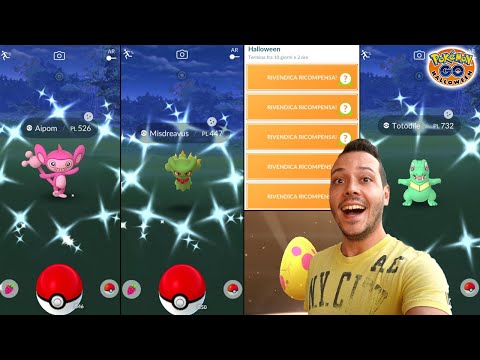 CATTURO UN SACCO DI SHINY NELL'EVENTO HALLOWEEN - Pokémon GO