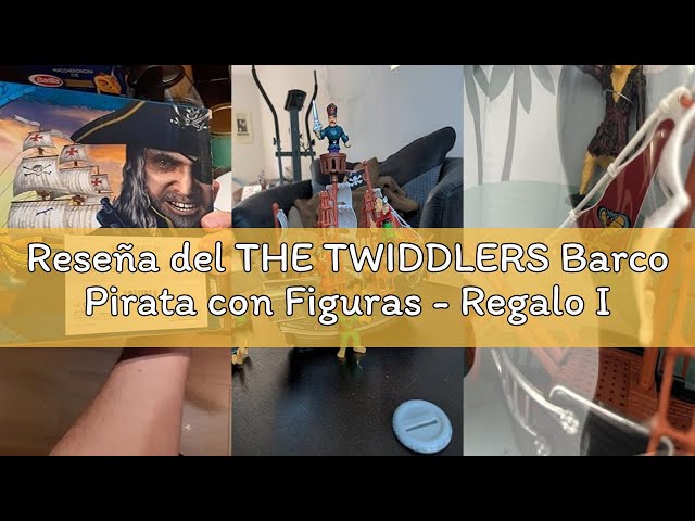 Vídeo relacionado con THE TWIDDLERS Barco Pirata con Figuras - Regalo Ideal para Niños Mayores a 5 Años