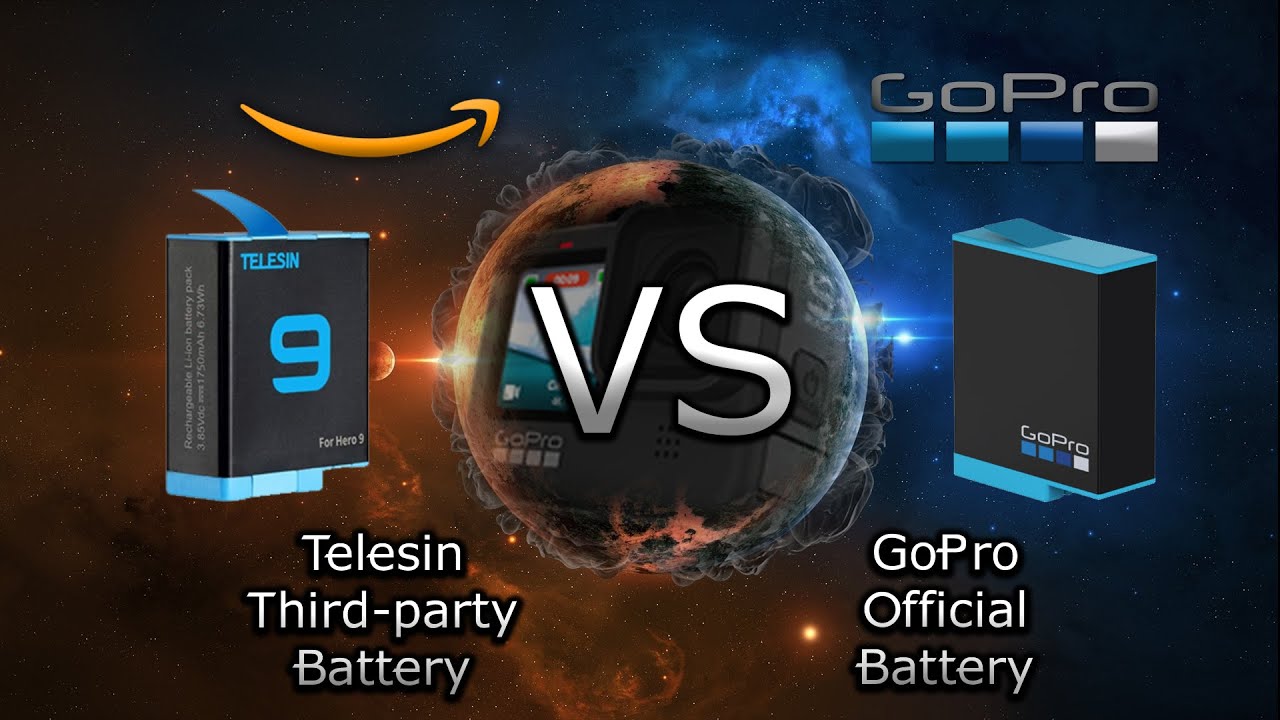 GoPro Hero 9 Black: Battery Showdown - GoPro vs Telesin (Amazon)
