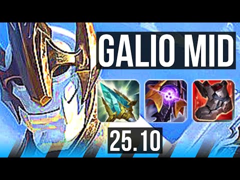 GALIO vs IRELIA (MID) | 6/1/8 | EUW Diamond | 25.10