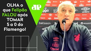 ‘5 a 0 é um resultado que…’: Olha o que Felipão falou após massacre do Flamengo