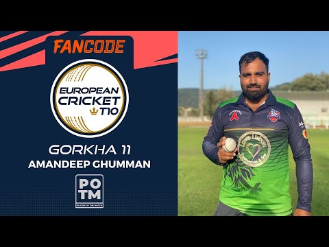 POTM: A.Ghumman - GOR vs LCA | Highlights | FanCode ECT10 Portugal | Portugal 2022 | ECT22.031