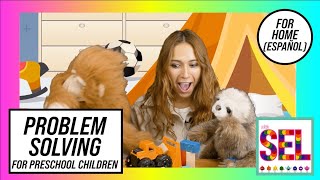 Problem Solving for Preschoolers (For Home) | Social-Emotional Learning (Spanish) - A LITTLE SEL