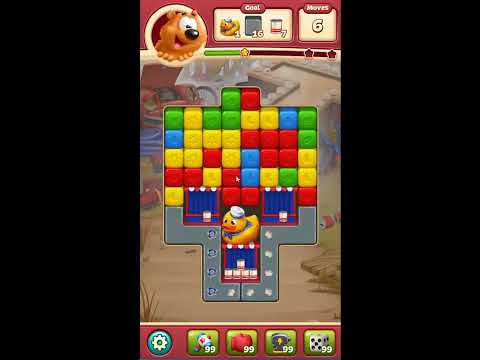 Toon Blast Level 7594 - NO BOOSTERS 🐻🐺🐱 | SKILLGAMING ✔️