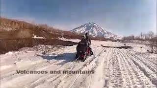 preview picture of video 'Kamchatka. Avachinski volcano ski-tour! Great views of Koryakski volcano!'