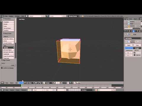 Blender Quick Tip: Seam Creasing