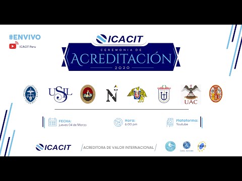 Felicitamos a los 25 programas que lograron la acreditación ICACIT en el 2020