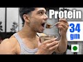 How to make cake without Oven/Microwave | High Protein vegetarian recipe for muscle building