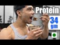 How to make cake without Oven/Microwave | High Protein vegetarian recipe for muscle building