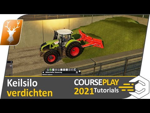 🚜 CoursePlay: Keilsilo verdichten // Schritt für Schritt zum Course Play 2021 Profi