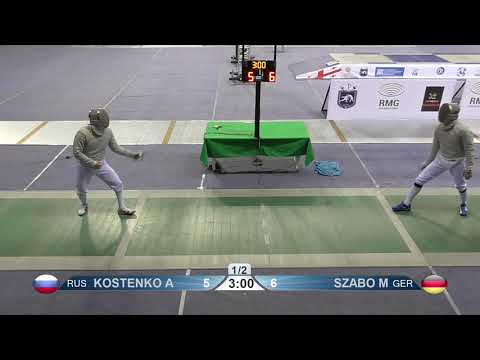 2022 164 T32 15 M S Individual Tbilisi GEO WC GREEN SZABO GER vs KOSTENKO RUS