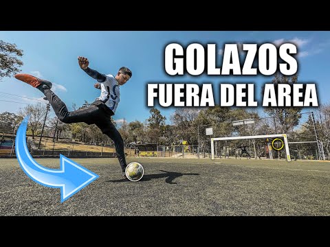 COMO ANOTAR GOLES de LARGA DISTANCIA 🔝 Patea con mucha potencia en el Futbol ⚽️🔥