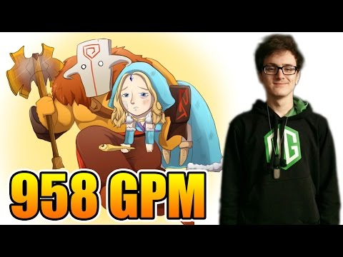 Miracle- Dota 2 [Juggernaut] 958GPM 30 Minutes Full Game