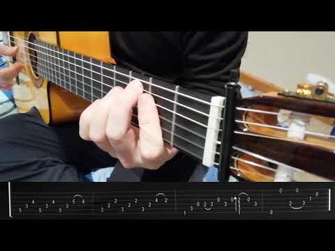 Flamenco Guitar Beginner Lesson - Solea Falseta - Free Tab