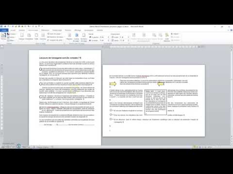 Démo Word Orientation plusieurs pages