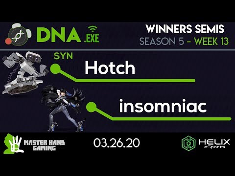 DNA.EXE S5:W13 - SYN | Hotch (Game & Watch, ROB) Vs. insomniac (Baynetta) - W Semifinals