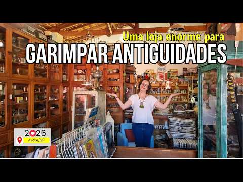 Descobertas Surpreendentes em Loja de ANTIGUIDADES #avare #antiquariato #decoração #móveisantigos