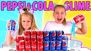 Don&#39;t Choose the Wrong COCA COLA or PEPSI SLIME CHALLENGE!!