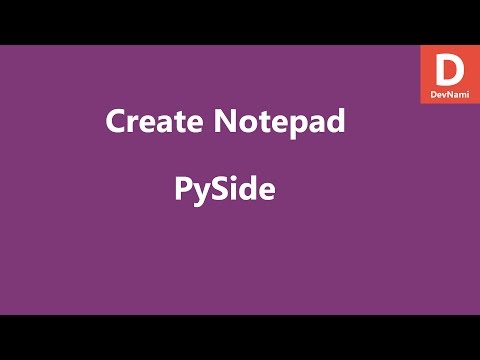 Learn Create Notepad using PySide Python - Mind Luster
