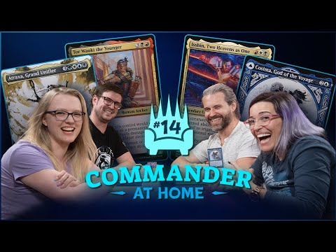 Commander at Home #14 - Isshin vs Omenkeel vs Tor Wauki vs Atraxa feat JimTSF and AliasV