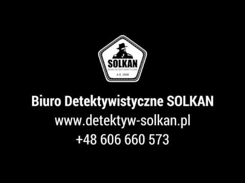 Spot reklamowy, prezentujący ofertę profesjonalnych usług Biura Detektywistycznego SOLKAN.