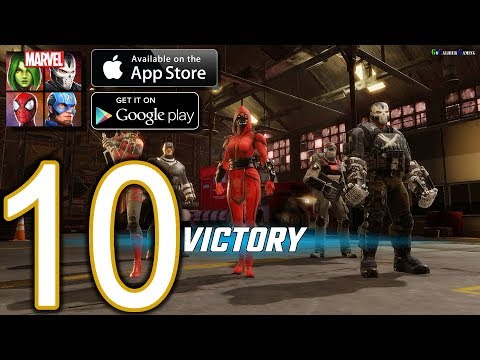 MARVEL Strike Force Heroes Android iOS Walkthrough - Part 10 - Villains Unites: Chapters 2-3