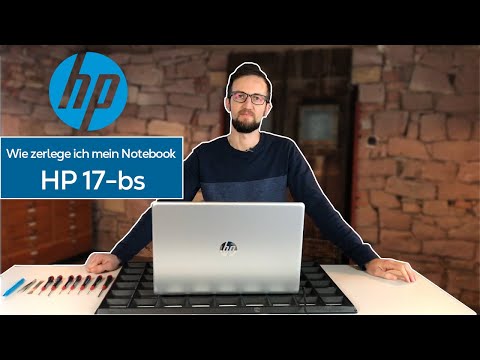HP 17-bs in alle Einzelteile zerlegen - Tutorial/Anleitung