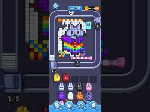 Pixel Flow Level 580 Walkthrough