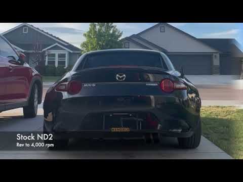 Cold Start Axle-back Comparison: Stock vs Hooker BlackHeart vs HKS Legamax Premium ND2 MX-5 Miata