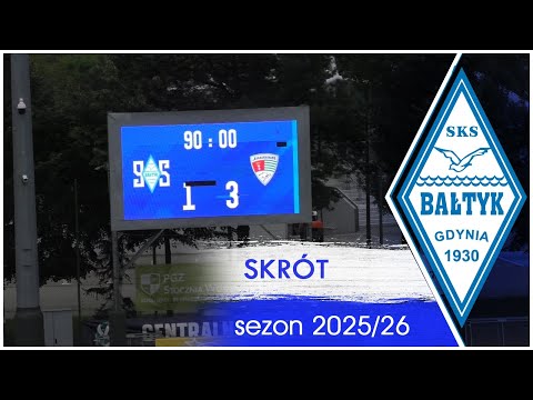 Bałtyk Gdynia 1:3 Jaguar II Gdańsk || skrót || 06.09.2025