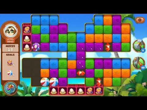 Lost Island Blast Adventure Level 2012 NO BOOSTERS - A S GAMING