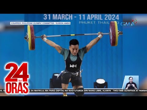 Filipino weightlifter at olympian na si Elreen Ando, balik-training na 24 Oras