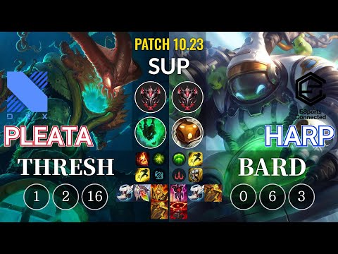 DRX Pleata Thresh vs ESC Harp Bard Sup - KR Patch 10.23
