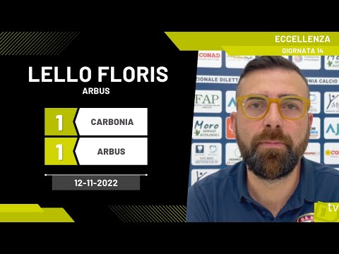 Lello Floris allenatore Arbus 12-11-2022 - Diario Sportivo
