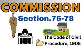 Commission 🤔🤔 | Section 75-78 The Code of Civil Procedure, 1908 😲😲 | #cpc