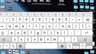 How do I reduce the size of my on-screen keyboard on macbook pro?